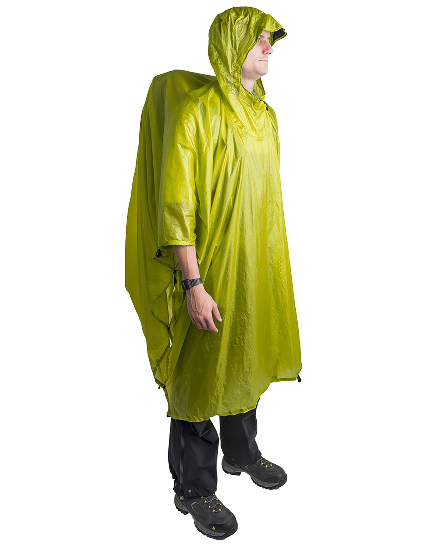 Poncho Tarp UL 15D - Lime – Image 3
