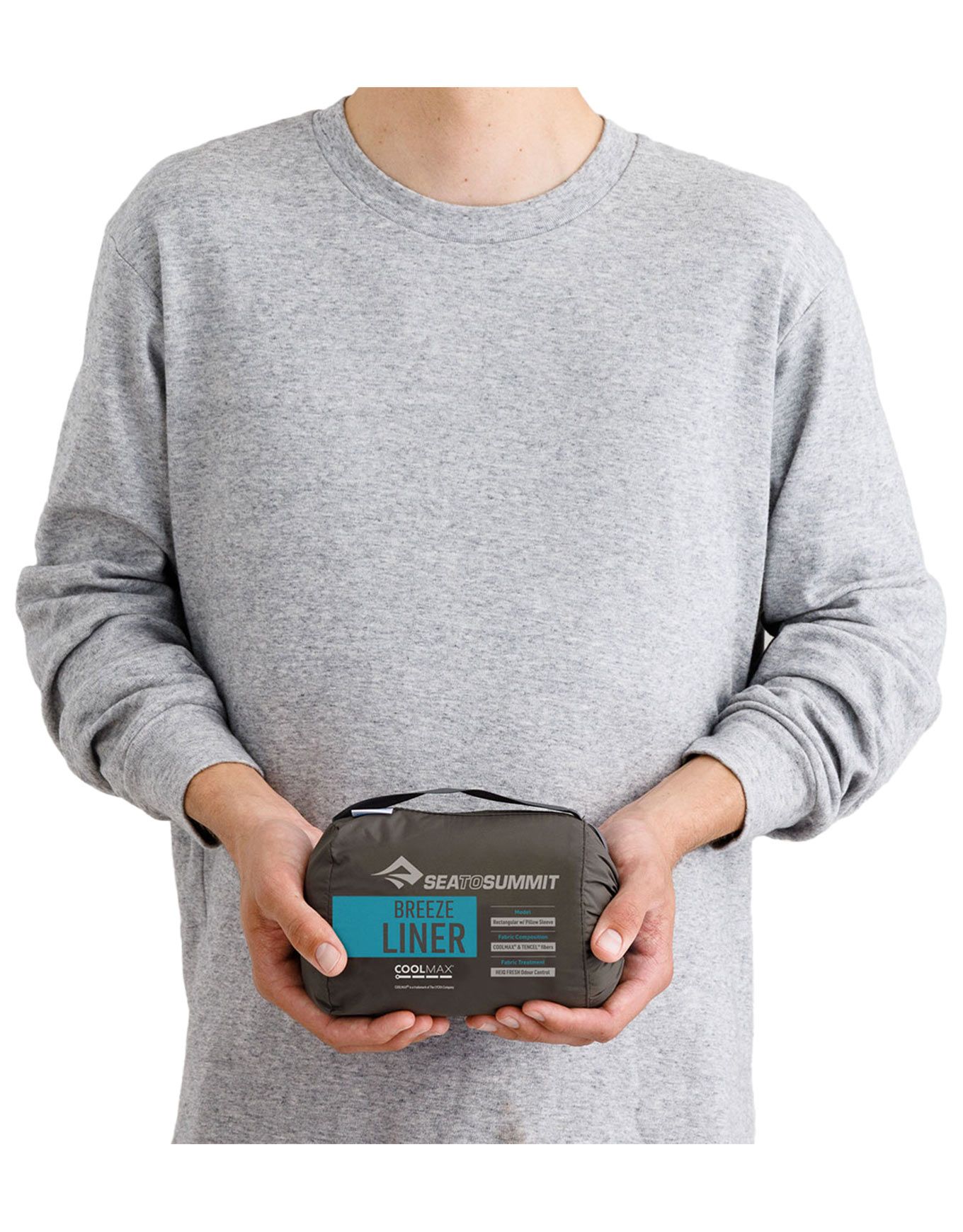 Breeze Sleeping Bag Liner Rectangular w/ Pillow Sleeve – Image 3