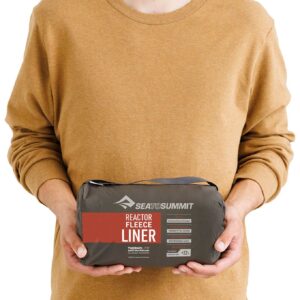 Reactor Fleece Sleeping Bag Liner Mummy w/ Drawcord Compact