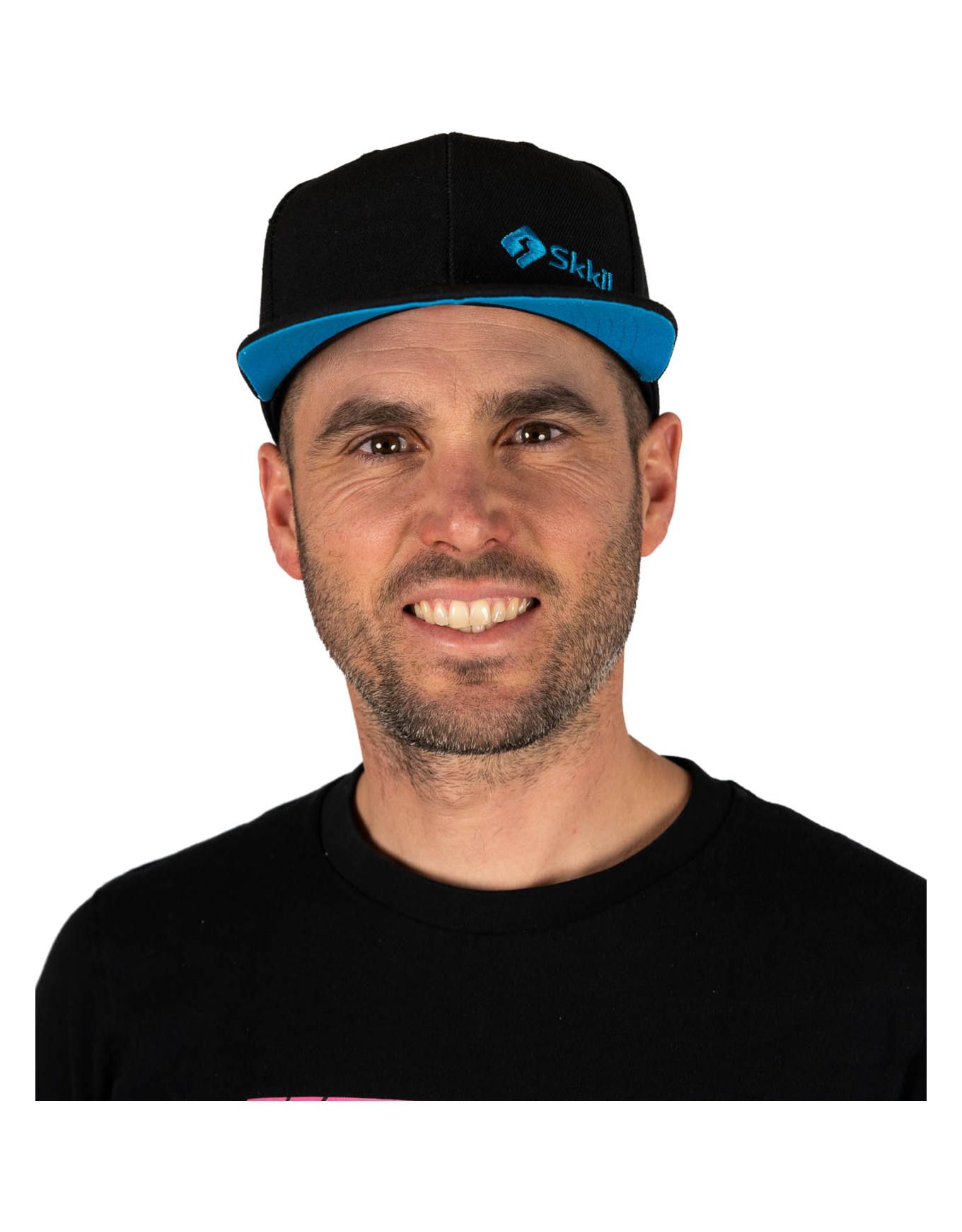 Cap Snapback Black Logo Blue – Image 4