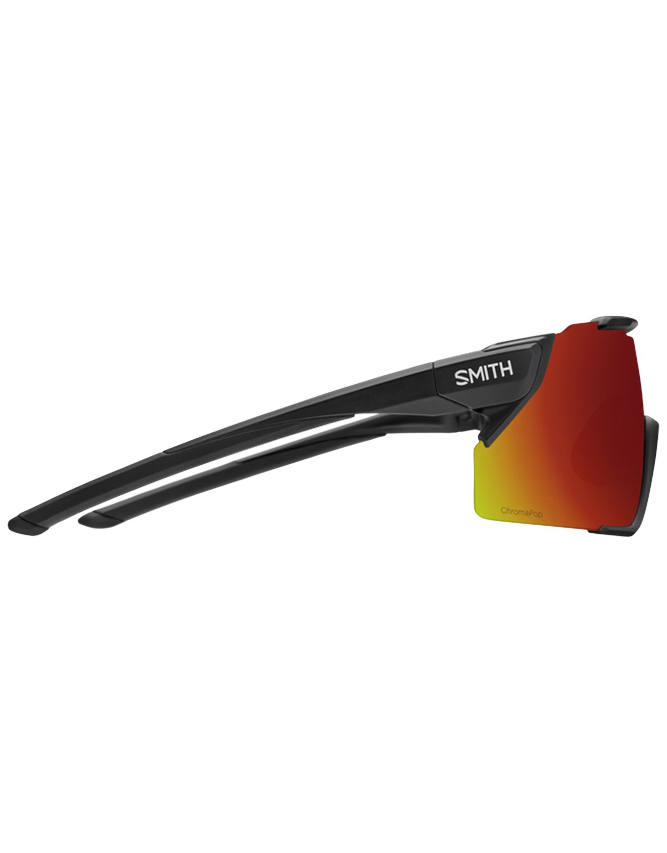 Attack MAG Mtb Matte Black Chromapop Red Mirror – Image 4