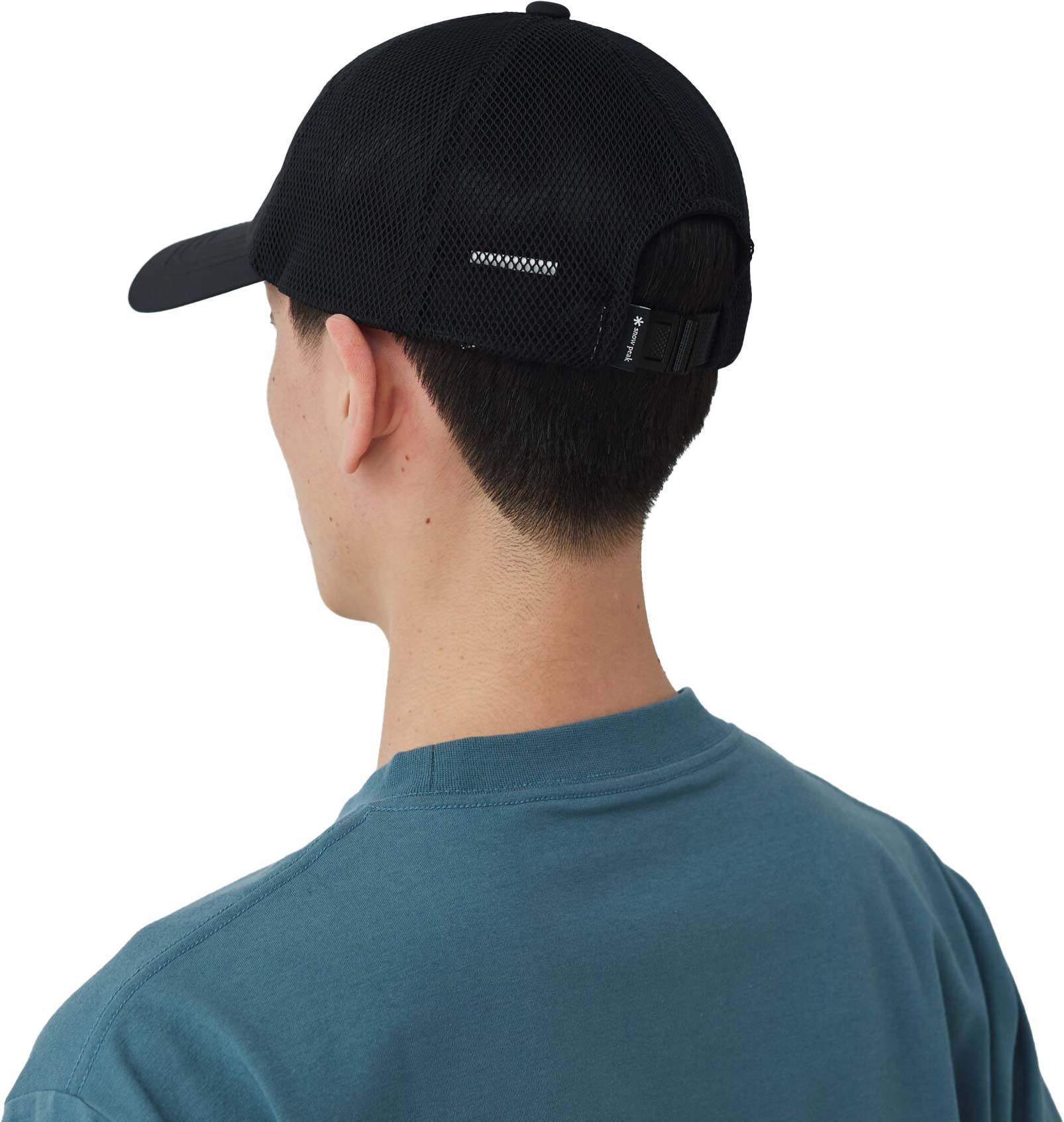 Six Panels Mesh Cap Black – Image 2