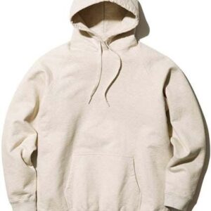 Recycled Cotton Pullover Hoodie Oatmeal