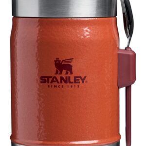 The Legendary Food Jar + Spork 0.4L Hammertone Clay