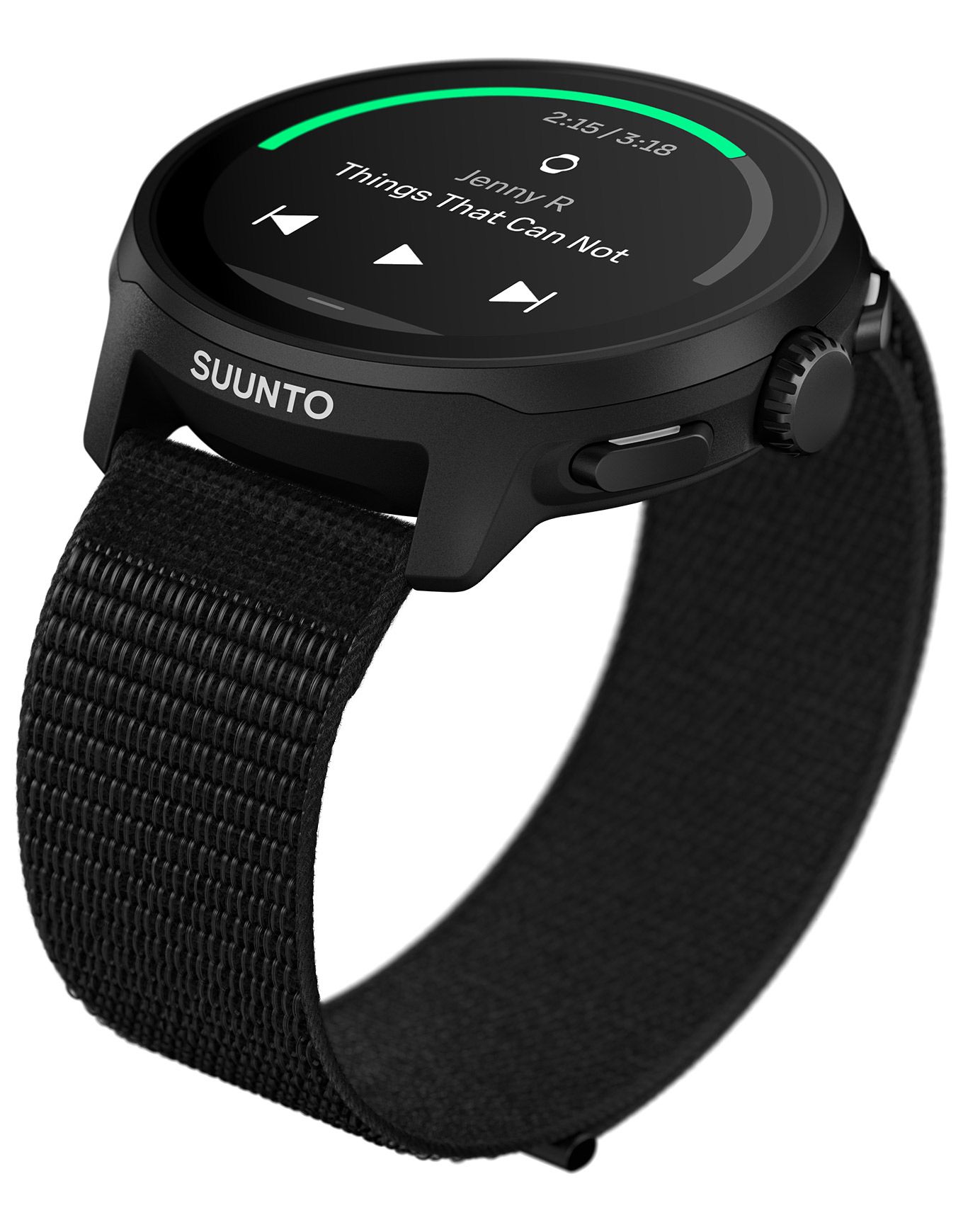 Suunto Run All Black + Textile Strap – Image 2