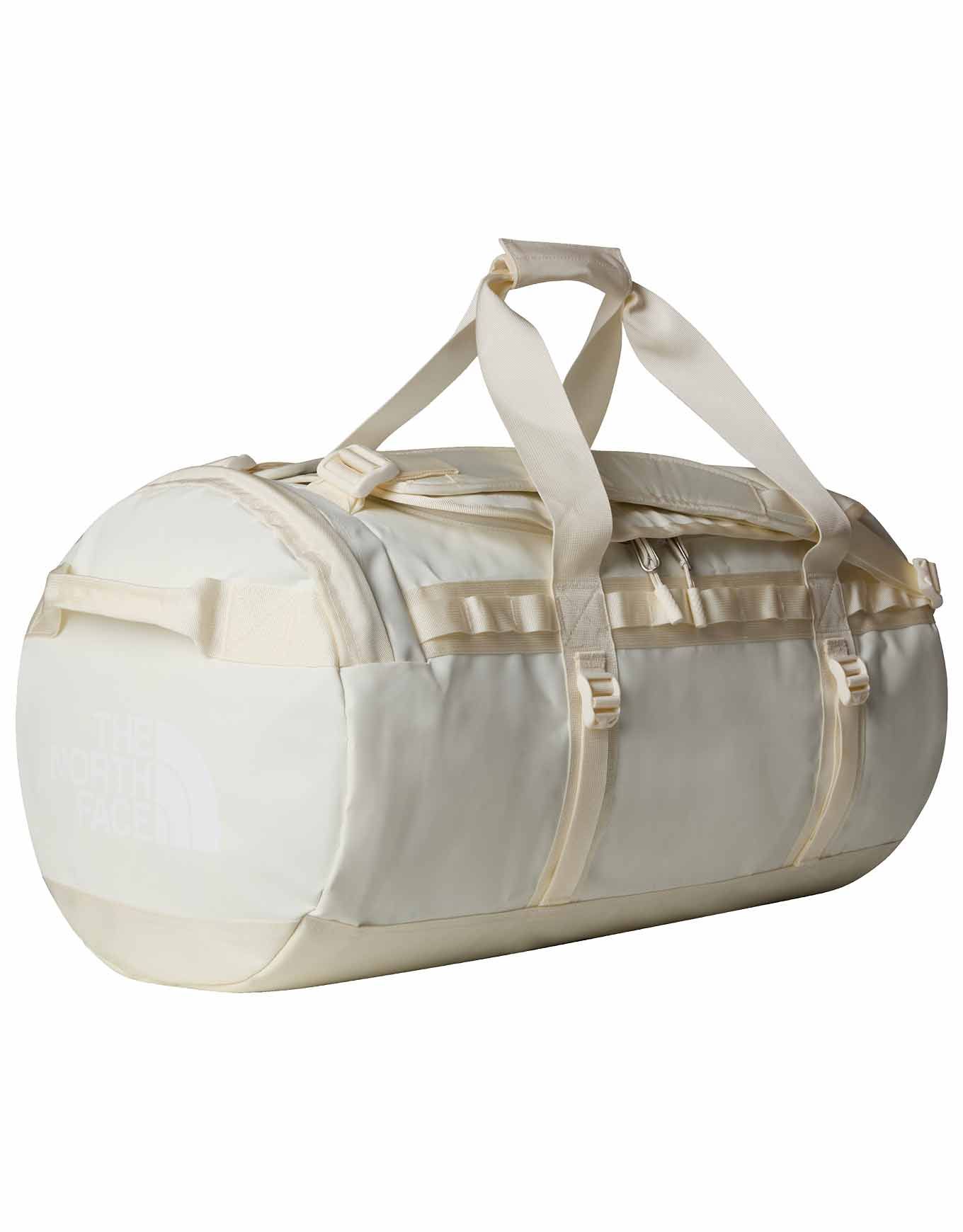 Base Camp Duffel M White Dune TNF White – Image 4