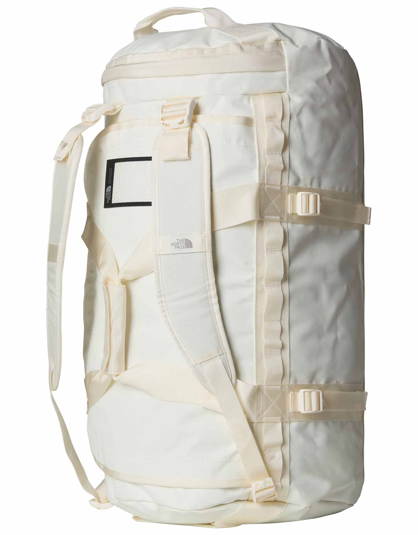 Base Camp Duffel M White Dune TNF White – Image 2