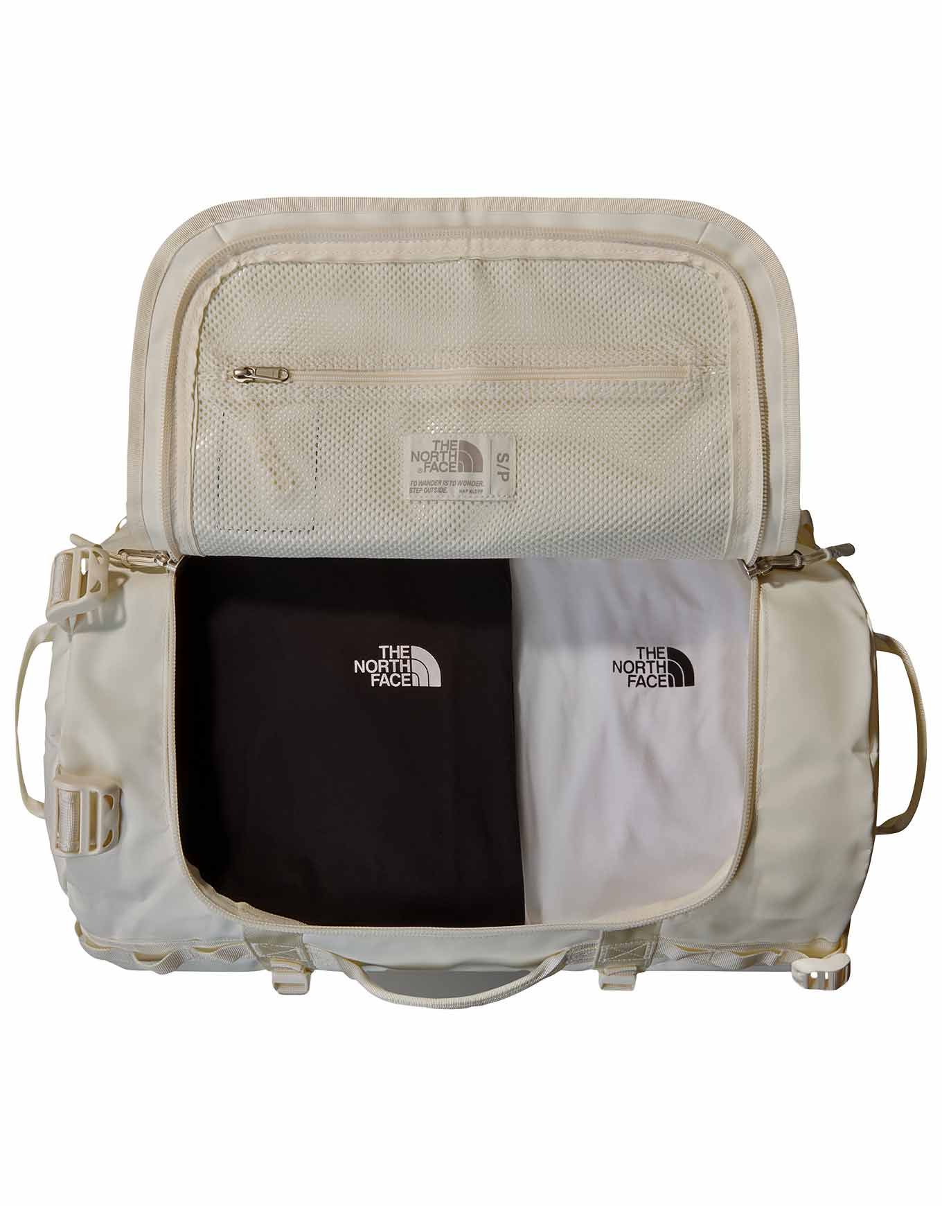 Base Camp Duffel S White Dune TNF White – Image 7