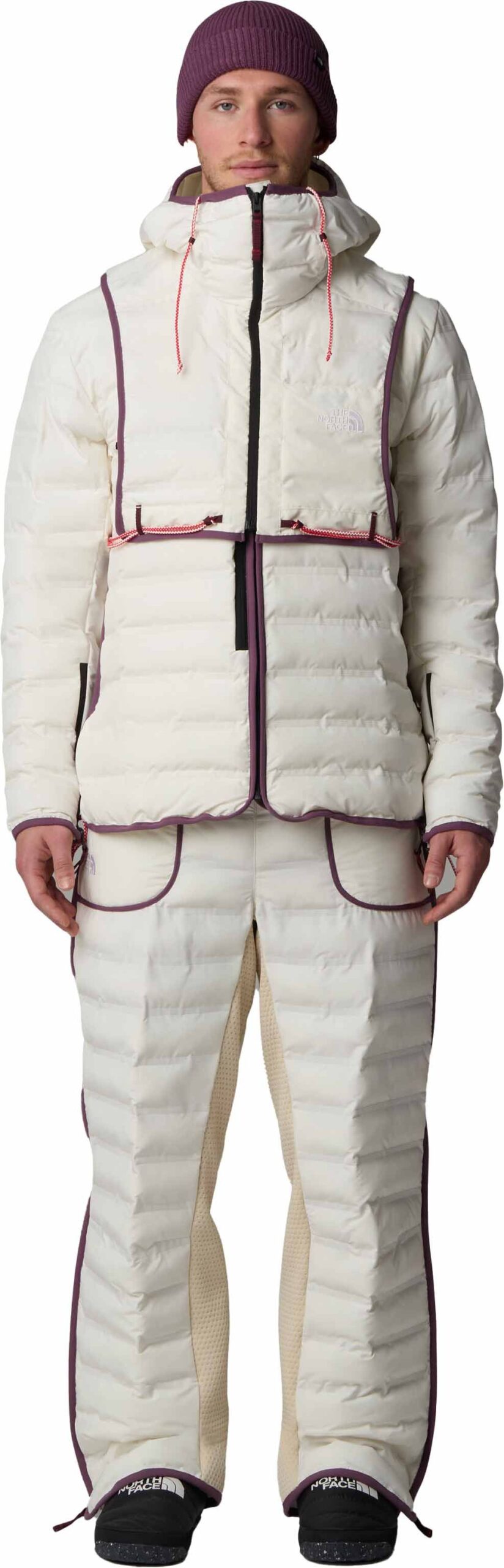 A68A Woven 50/50 Jacket Khaki Stone/White Dune – Image 7