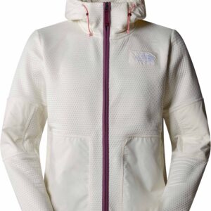 A68A Dot Knit Thermal Hoodie Khaki Stone