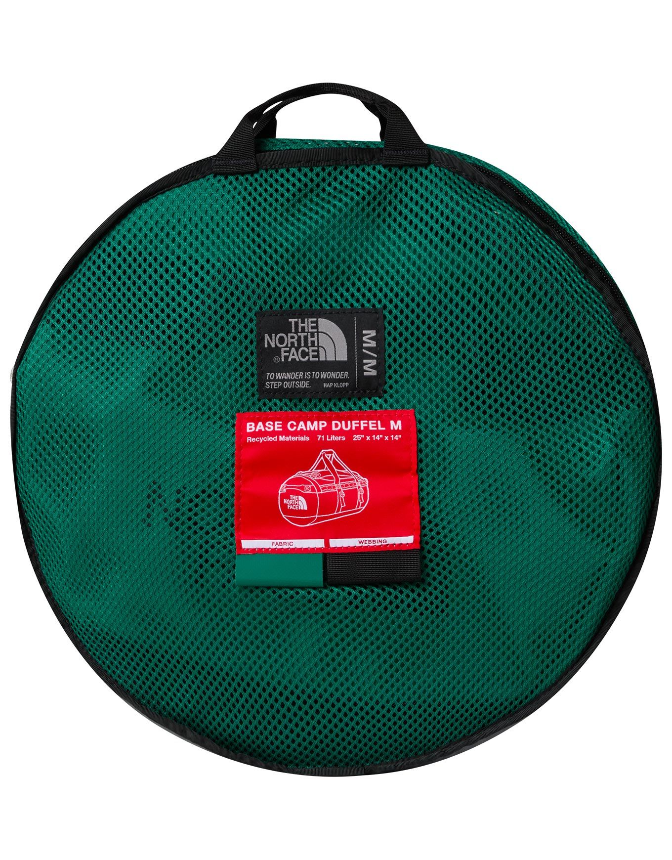 Base Camp Duffel M Evergreen TNF Black – Image 3