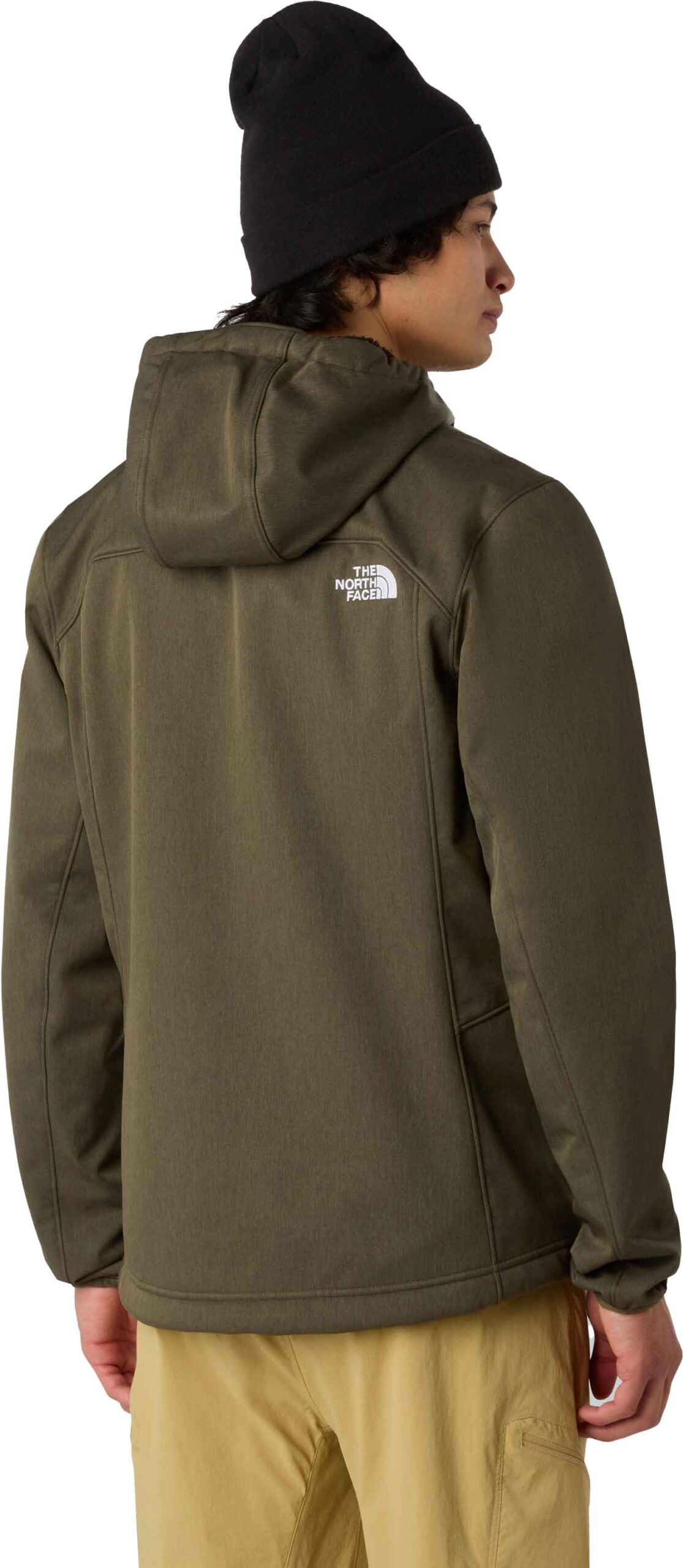 M Quest Hooded Softshell New Taupe Green Dark Heather – Image 2