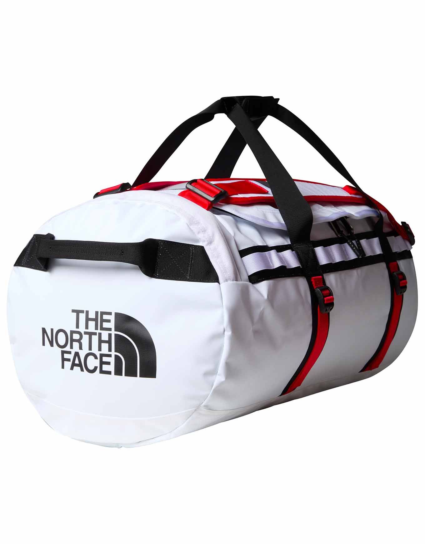 Base Camp Duffel M TNF White TNF Black Elevation Red – Image 3