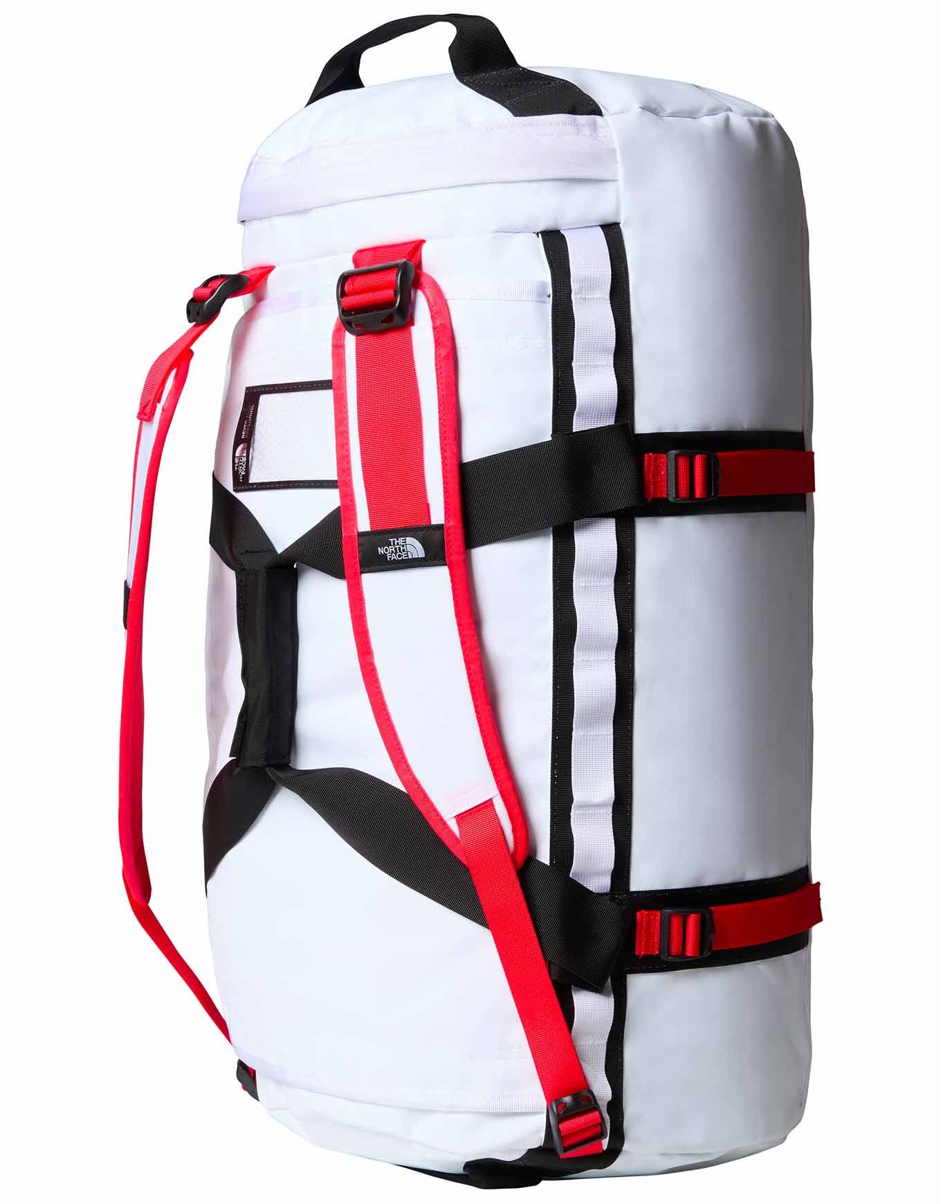 Base Camp Duffel M TNF White TNF Black Elevation Red – Image 6