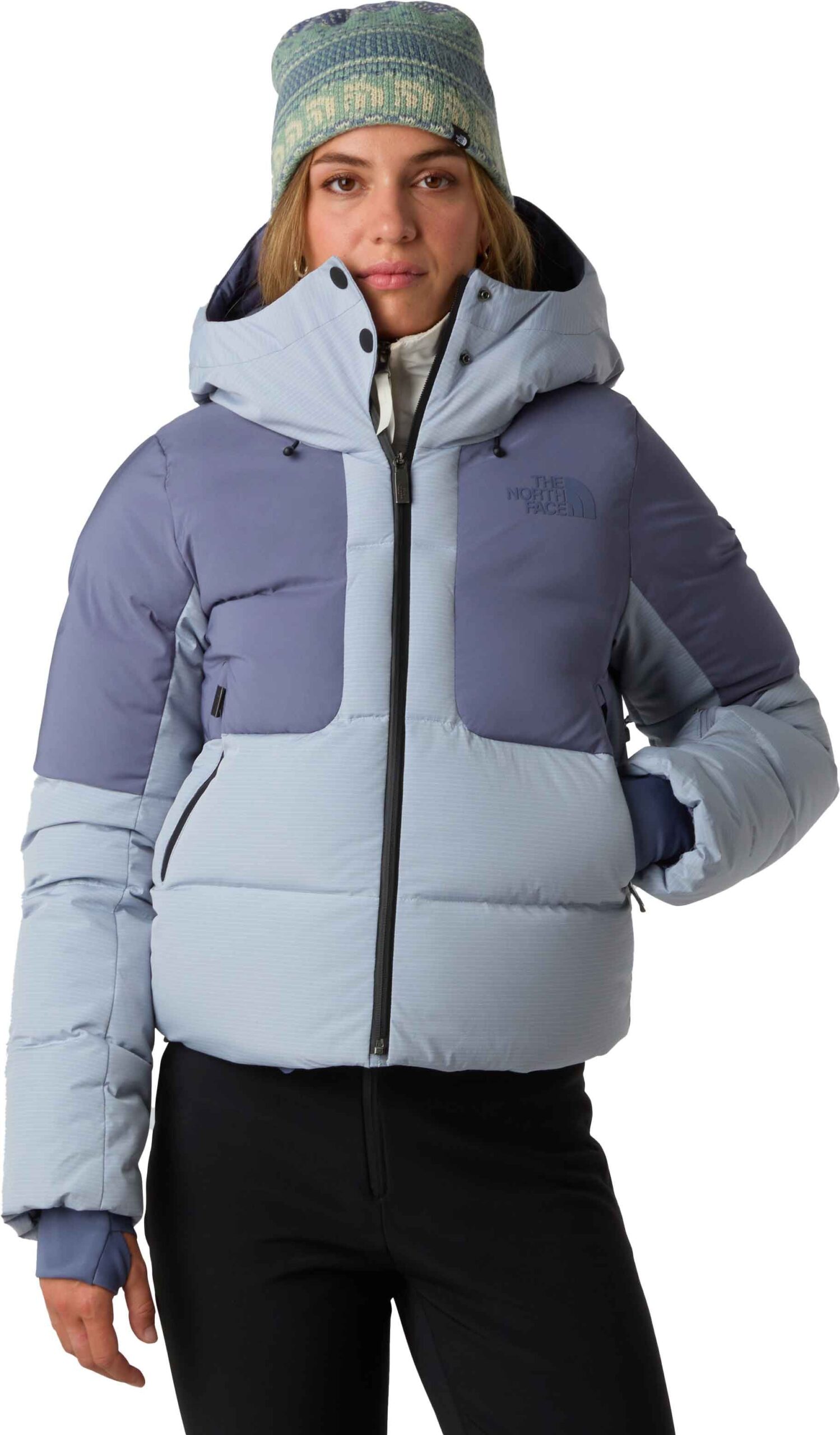 W Cold Spell Cropped Down Jacket Blue Flax Twilight Gala – Image 5