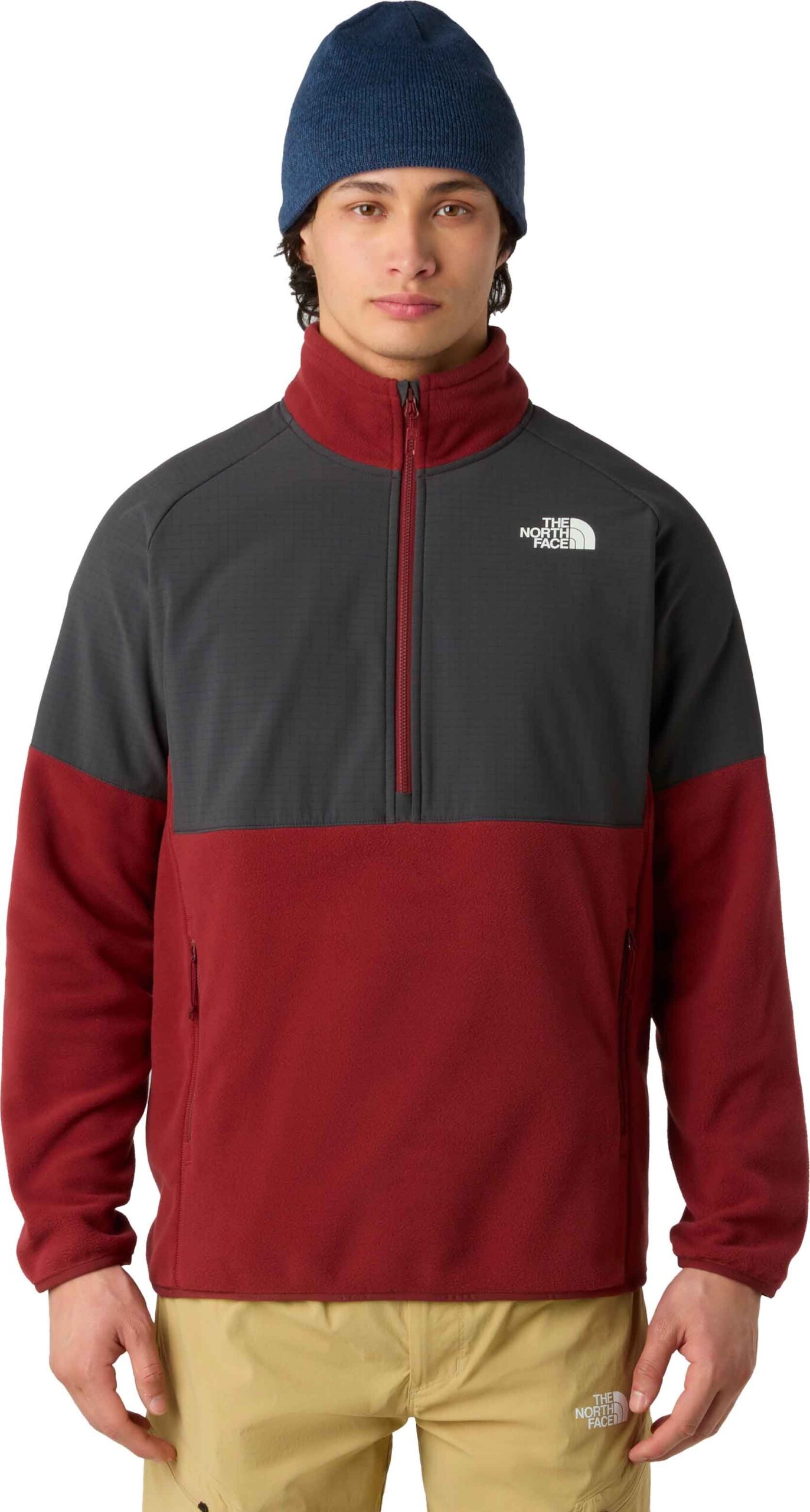 M Glacier Heavyweight 1/2 Zip Sumac Asphalt Grey – Image 4