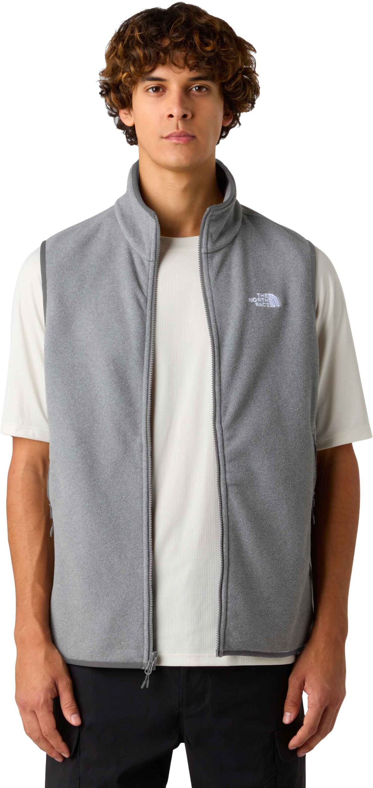 M Glacier Fleece Vest TNF Mid Grey Heather – Image 3