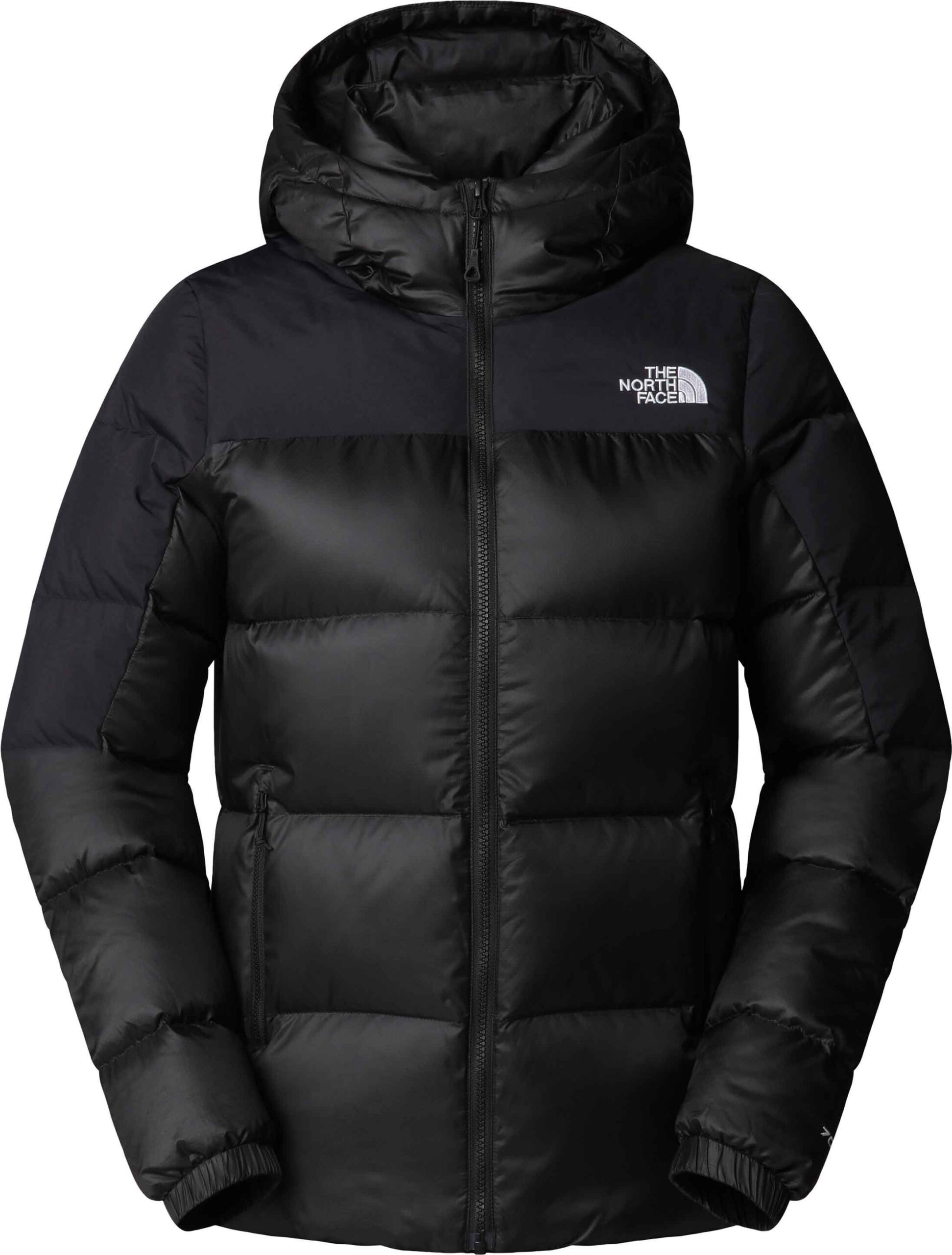 W Diablo Down 2.0 Hooded Jacket TNF Black Heather TNF Black – Image 4