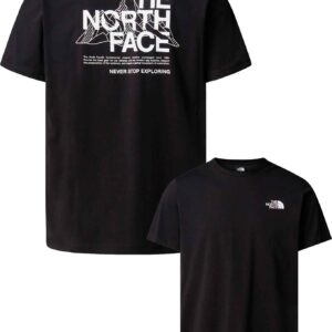M Mountain Sketch SS Tee TNF Black
