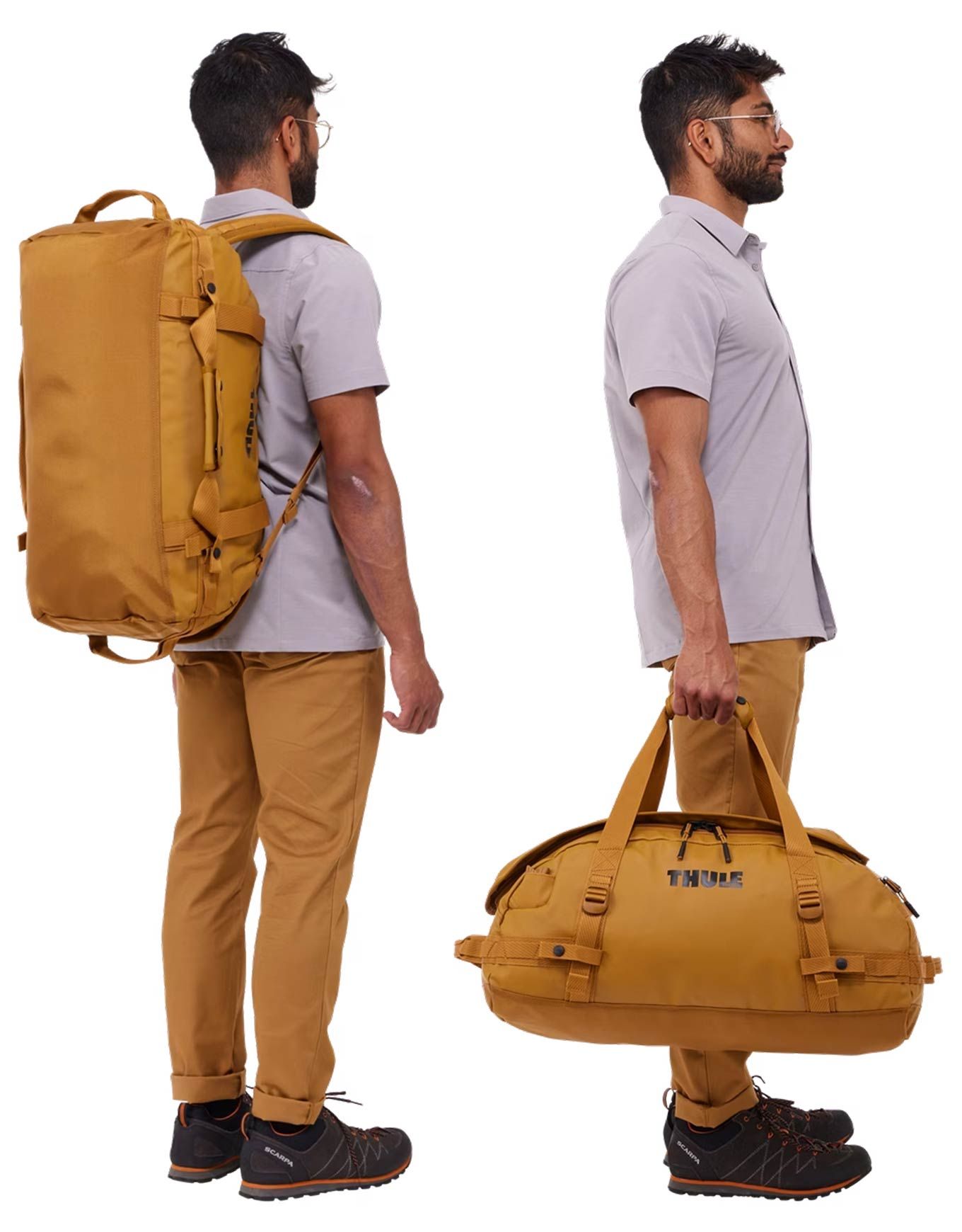 Chasm 40L Duffel Bag Golden
