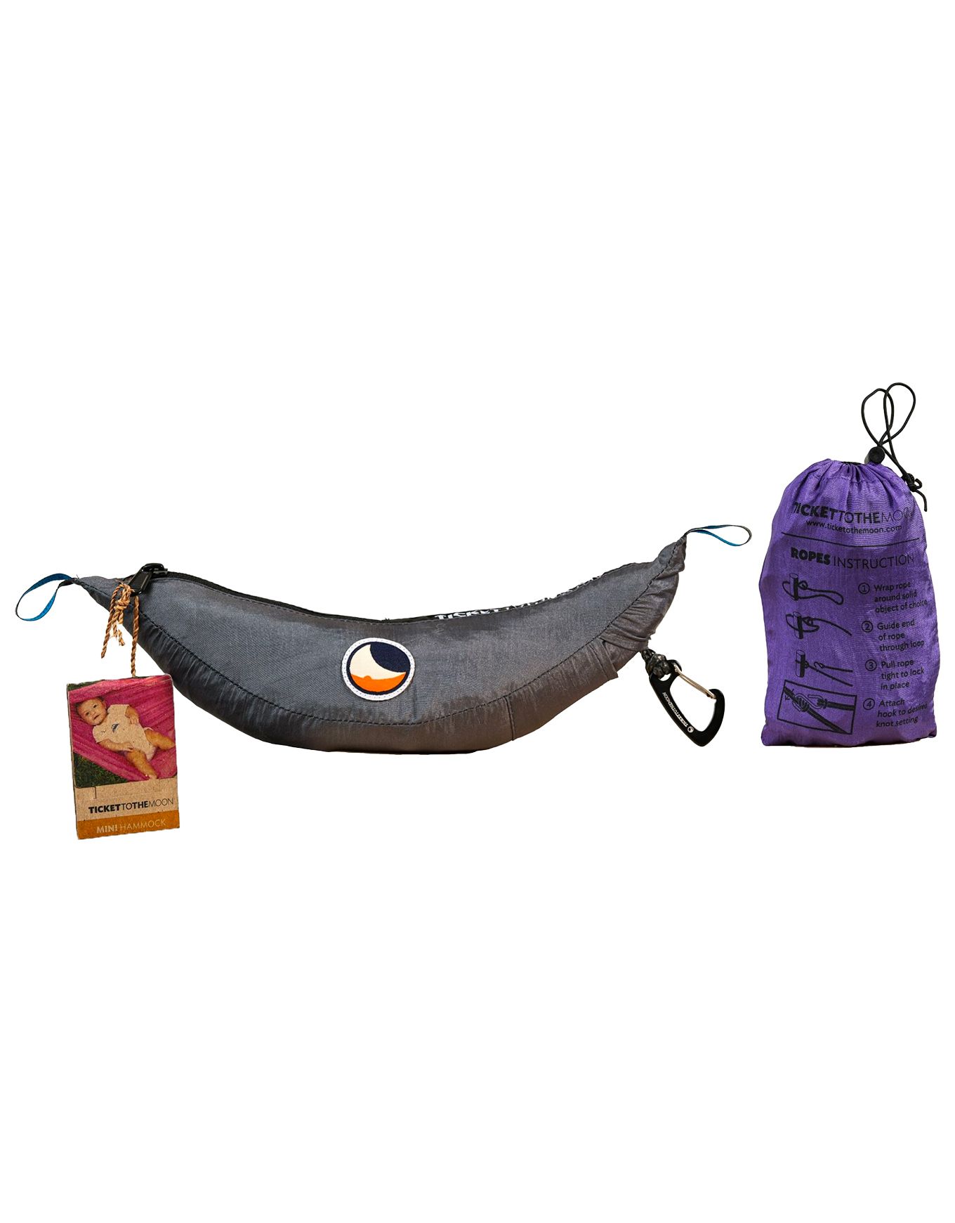 Mini Hammock Set - Dark Grey – Image 2