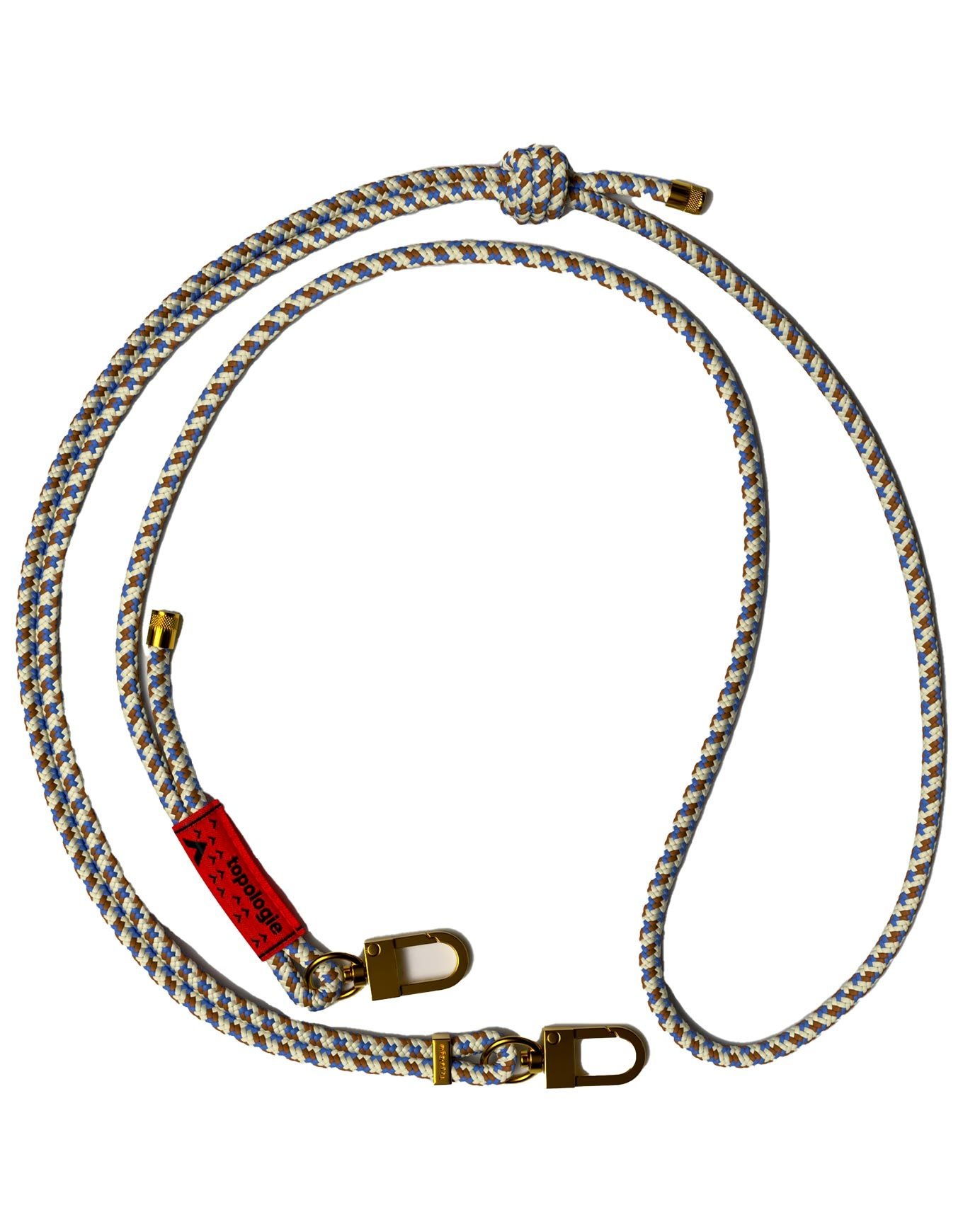 6.0mm Rope Strap Beige Purple