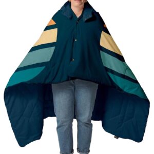 Travel Blanket Sunset Stipes