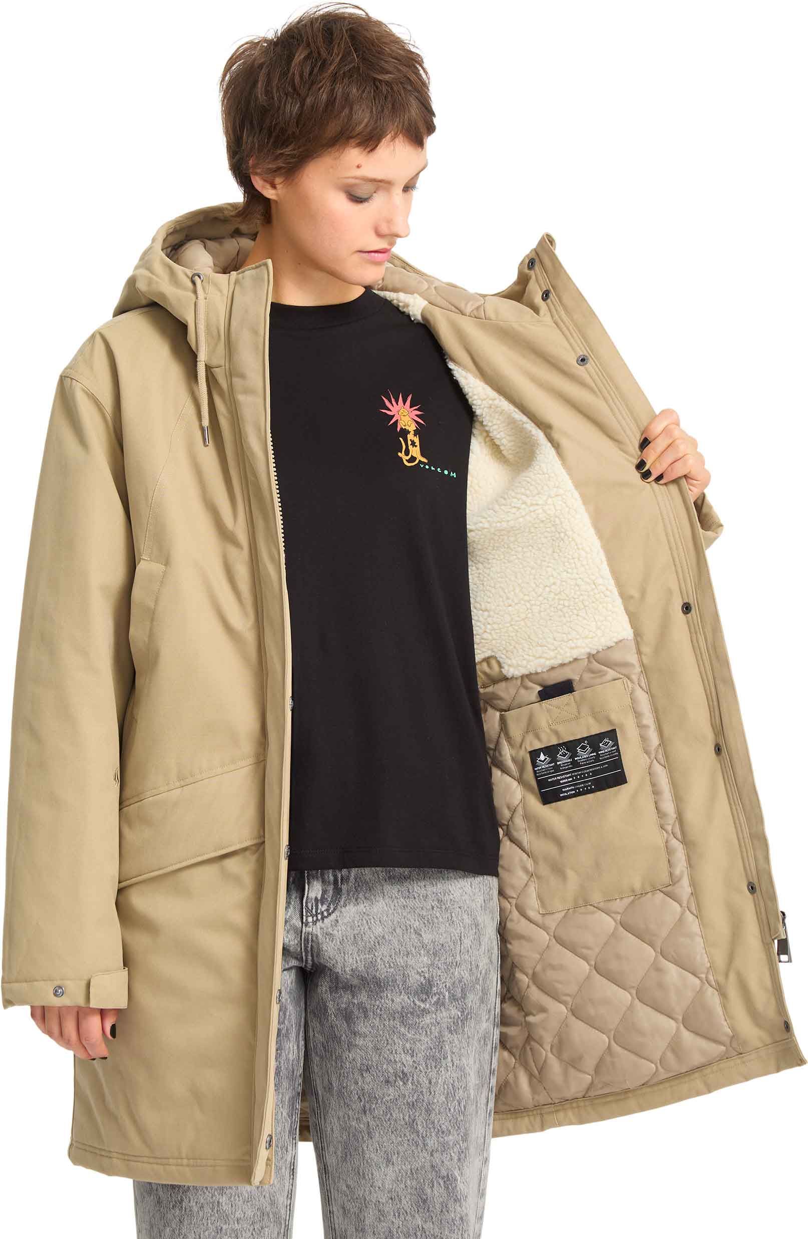 Somestone 10K Parka W Khaki – Image 4