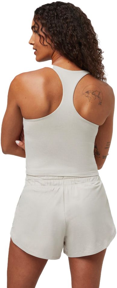 Halo Performance Crop Tank 2.0 W Ecru Heather – Image 5