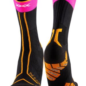 Trail Run Terraskin Expert Crew Black/Fluo Pink/Blazing Orange