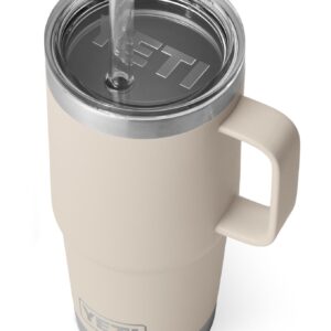 Rambler 25 Oz Straw Mug 2.0 Cape Taupe