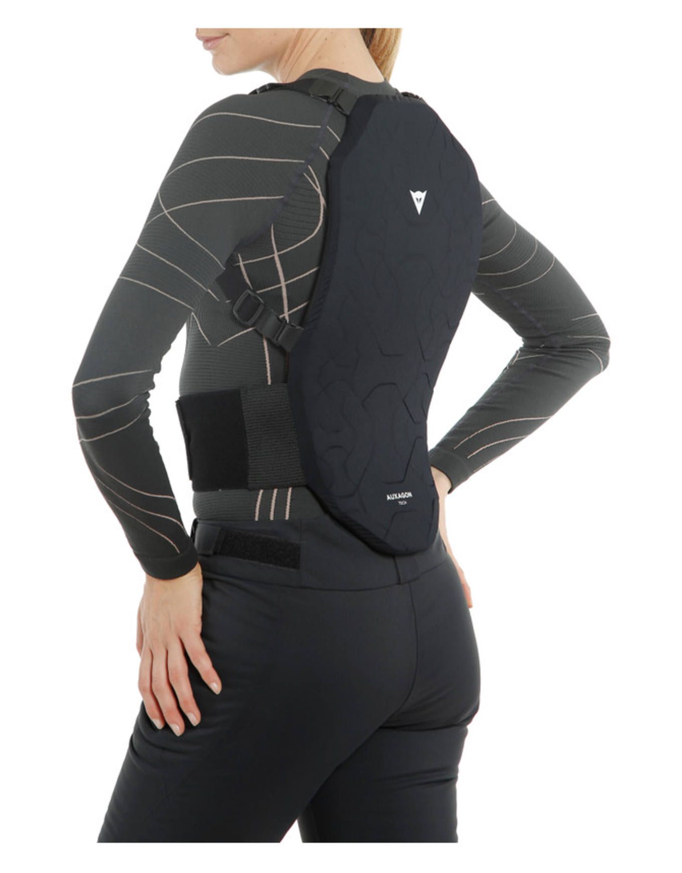 Auxagon Back Protector 1 Stretch Limo Black – Image 3