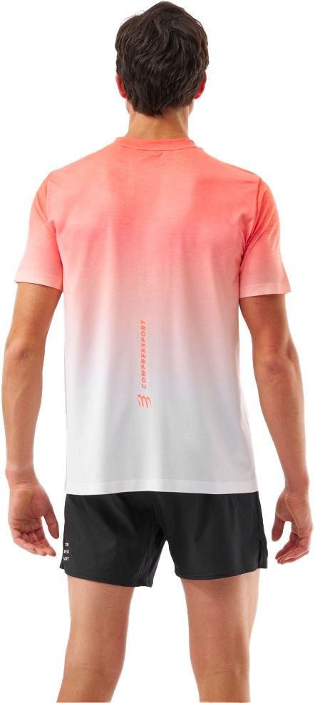 Performance SS Tshirt M Fluo Red/White – Image 4