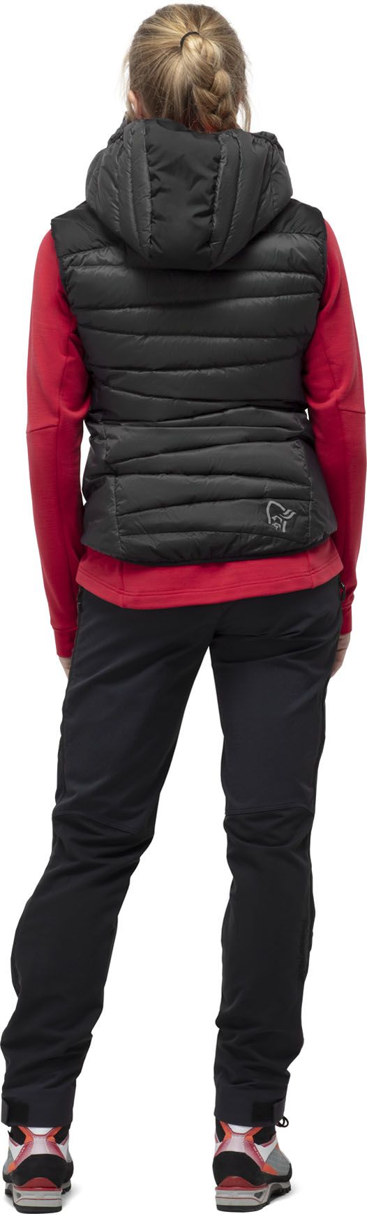 Falketind Down750 Vest W Caviar Black – Image 3