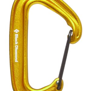 Miniwire carabiner yellow