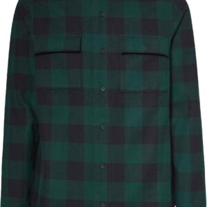Bear Cozy Flannel Hunter Green Black Check