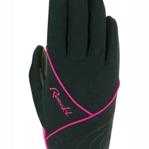 Roeckl Elena Black/Pink