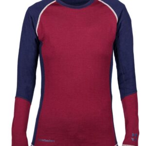 Women's Merino Top Burgundy