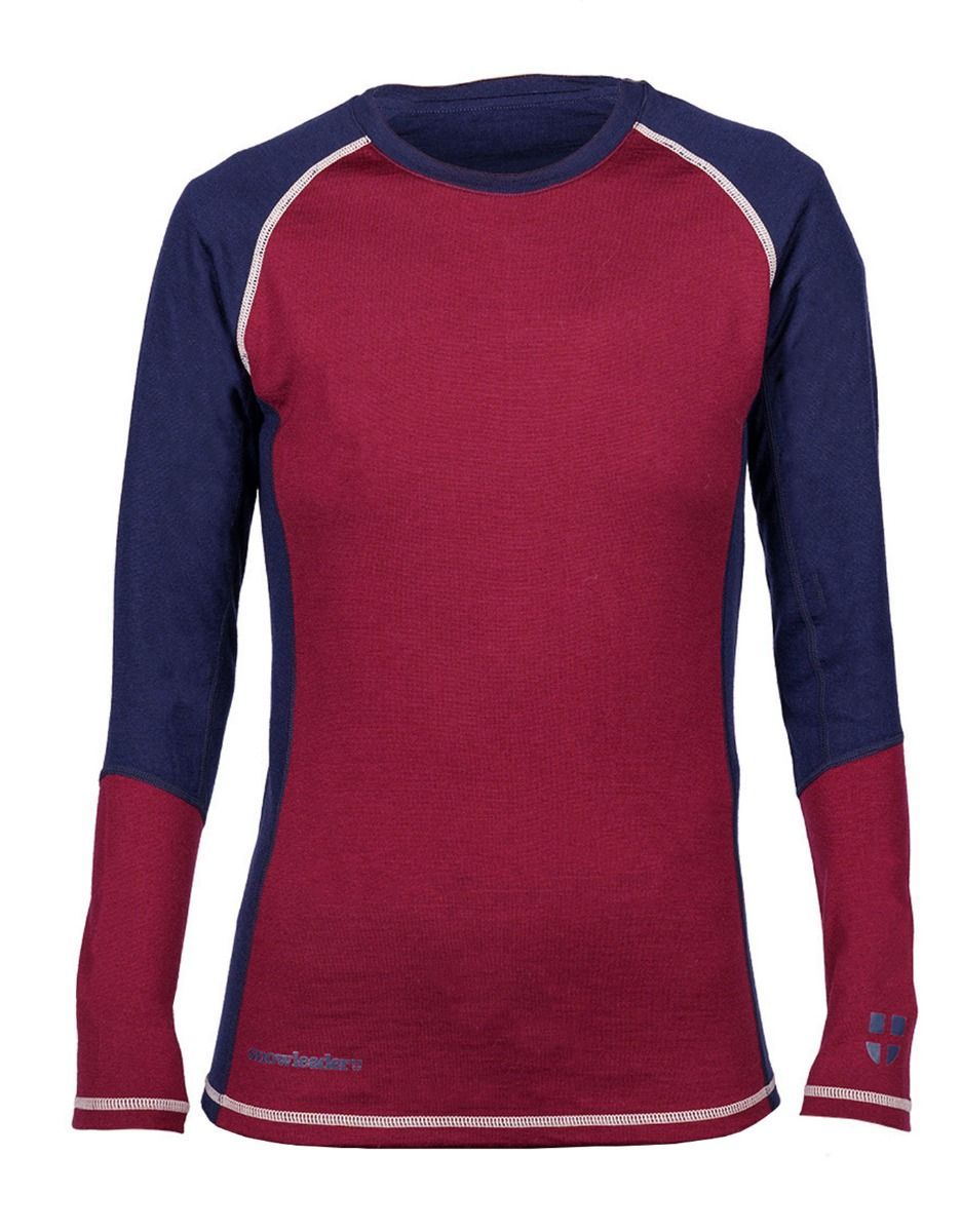 Women's Merino Top Burgundy