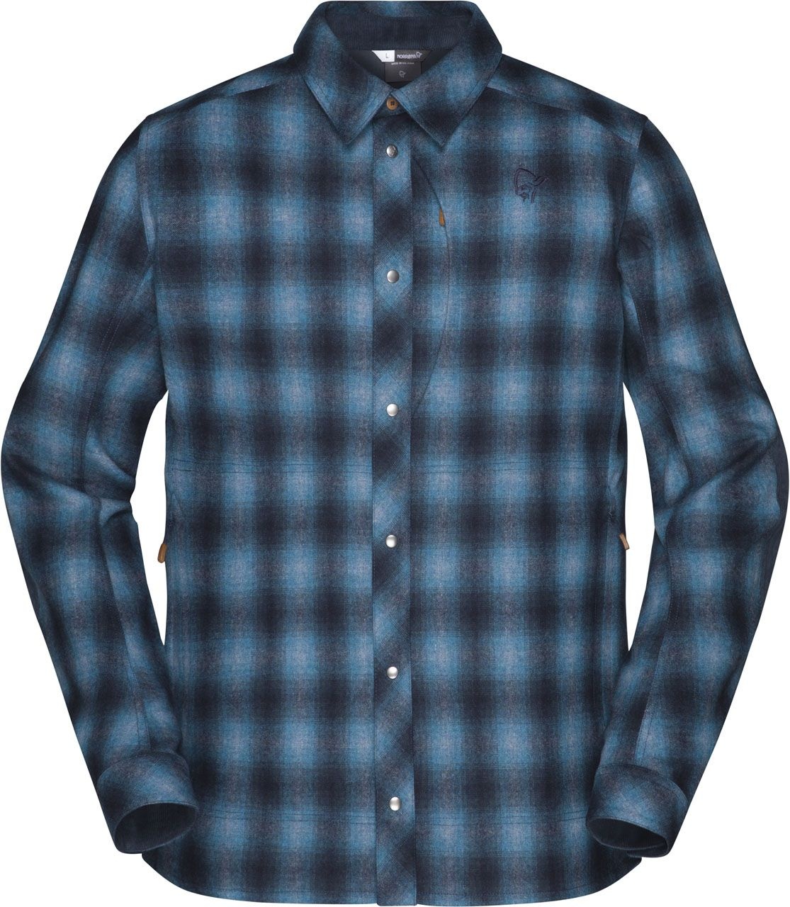 Tamok Wool Shirt M Indigo Night