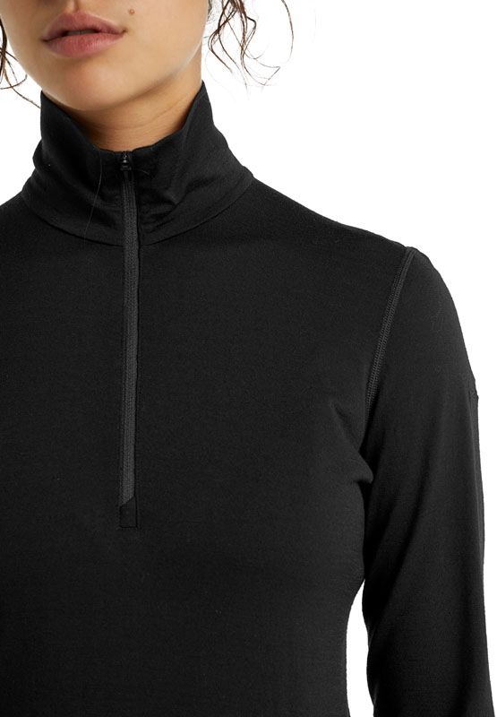 W Merino 200 Oasis LS Half Zip Black – Image 2