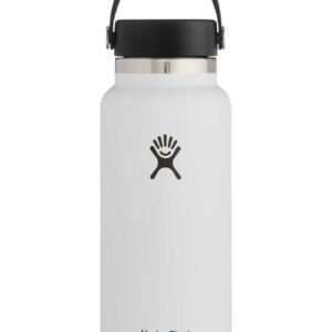 32 Oz Wide Mouth With Flex Cap White 2.0