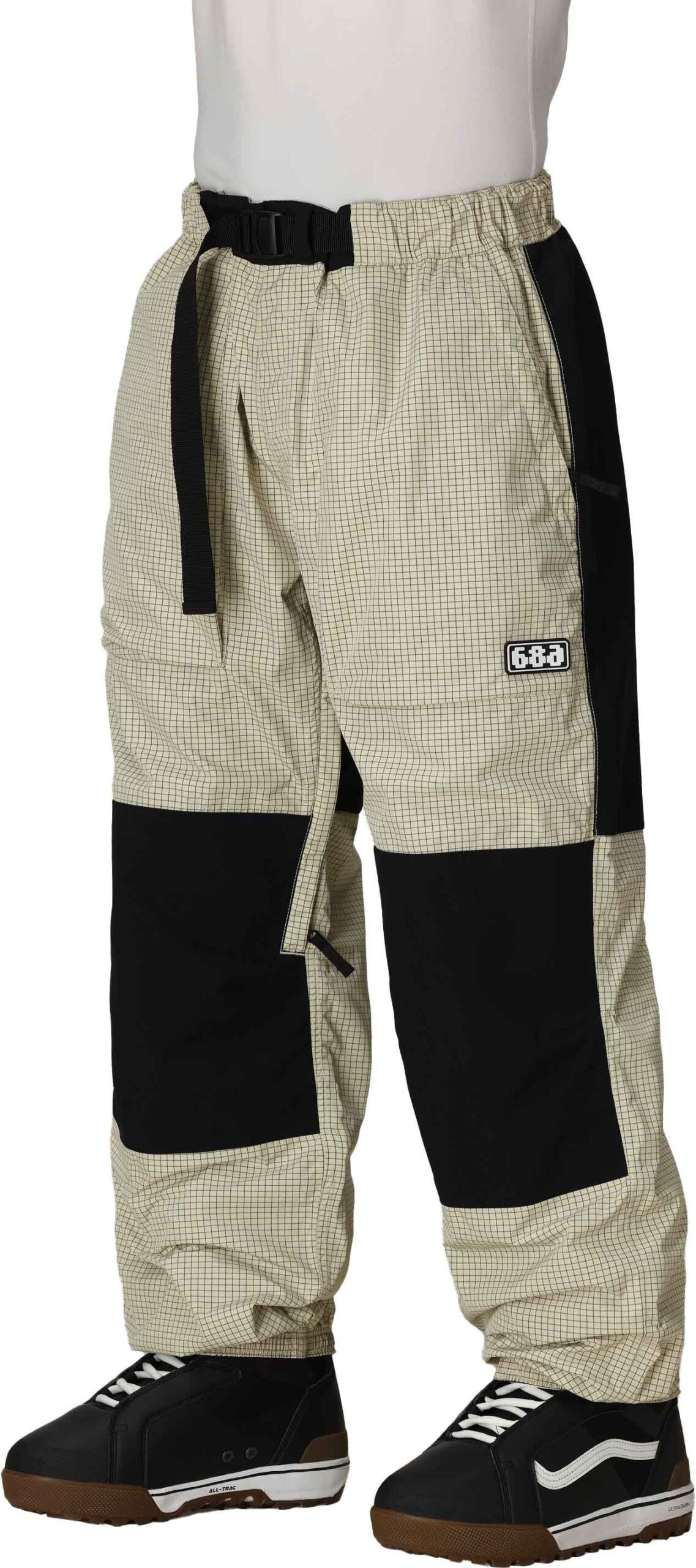 M 2.5L Ghost Pant Limestone Grid