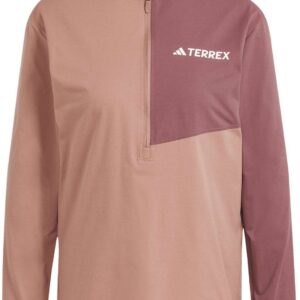 Multi Half Zip Longsleeve Tee W Warm Clay