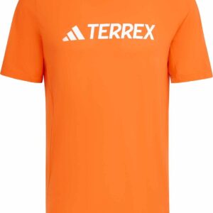 Multi Logo Tech Tee Semi Impact Orange