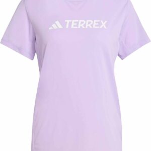 Multi Logo Tech Tee W Powder Plum