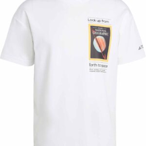 National Geograpic Aeroready F Gfx Tee White