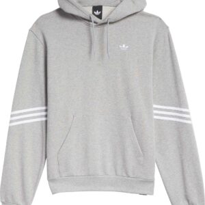 Classic Hoodie Medium Grey Heather White