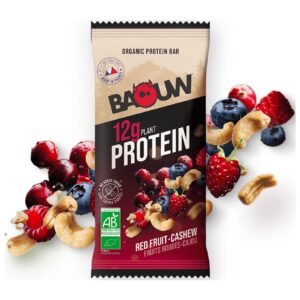 Barre protéinée naturel bio Fruits Rouges-Cajou 50g