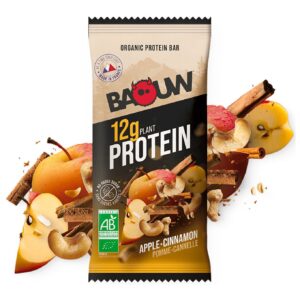 Barre protéinée naturel bio Pomme-Cannelle 50g